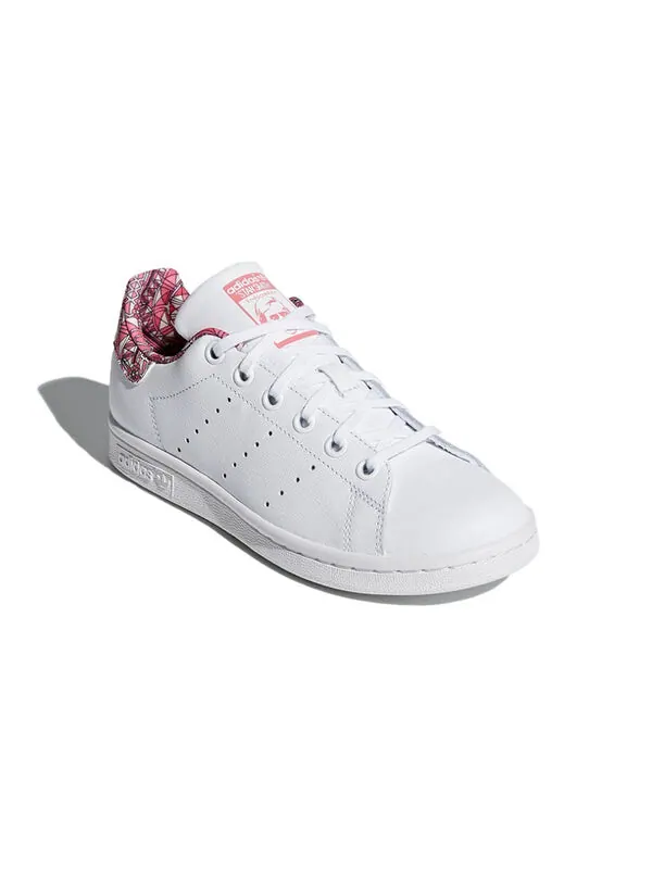 Кроссовки оригиналы stan smith j shoes Adidas — изображение 3 из 4, белый/розовый