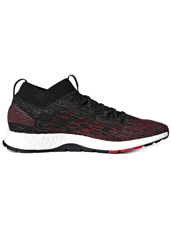 Кроссовки pureboost rbl Adidas — изображение 2 из 4, черный/красный