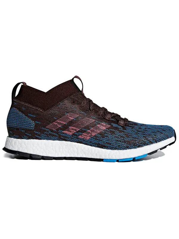 Кроссовки pureboost rbl Adidas — изображение 2 из 4, коричневый/синий
