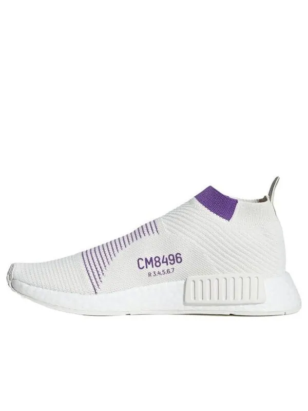 Кроссовки nmd_cs1 Adidas — изображение 1 из 4, белый/фиолетовый