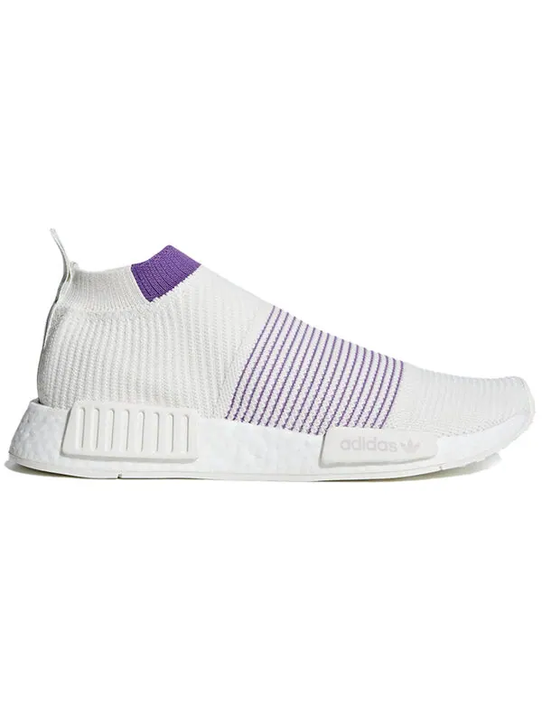 Кроссовки nmd_cs1 Adidas — изображение 2 из 4, белый/фиолетовый
