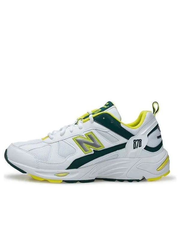 Кроссовки № 878 New Balance — изображение 1 из 4, белый/зеленый/желтый