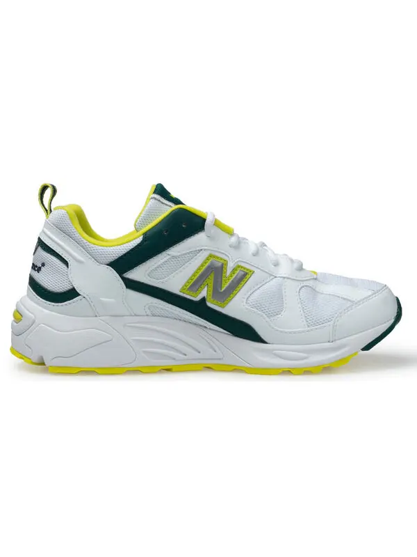 Кроссовки № 878 New Balance — изображение 2 из 4, белый/зеленый/желтый