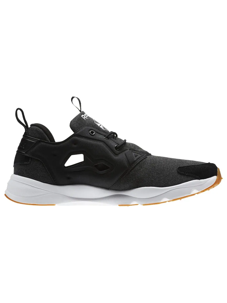 Спортивные кроссовки Reebok Unisex Furylite Heather Sneakers Black — изображение 2 из 6, черный