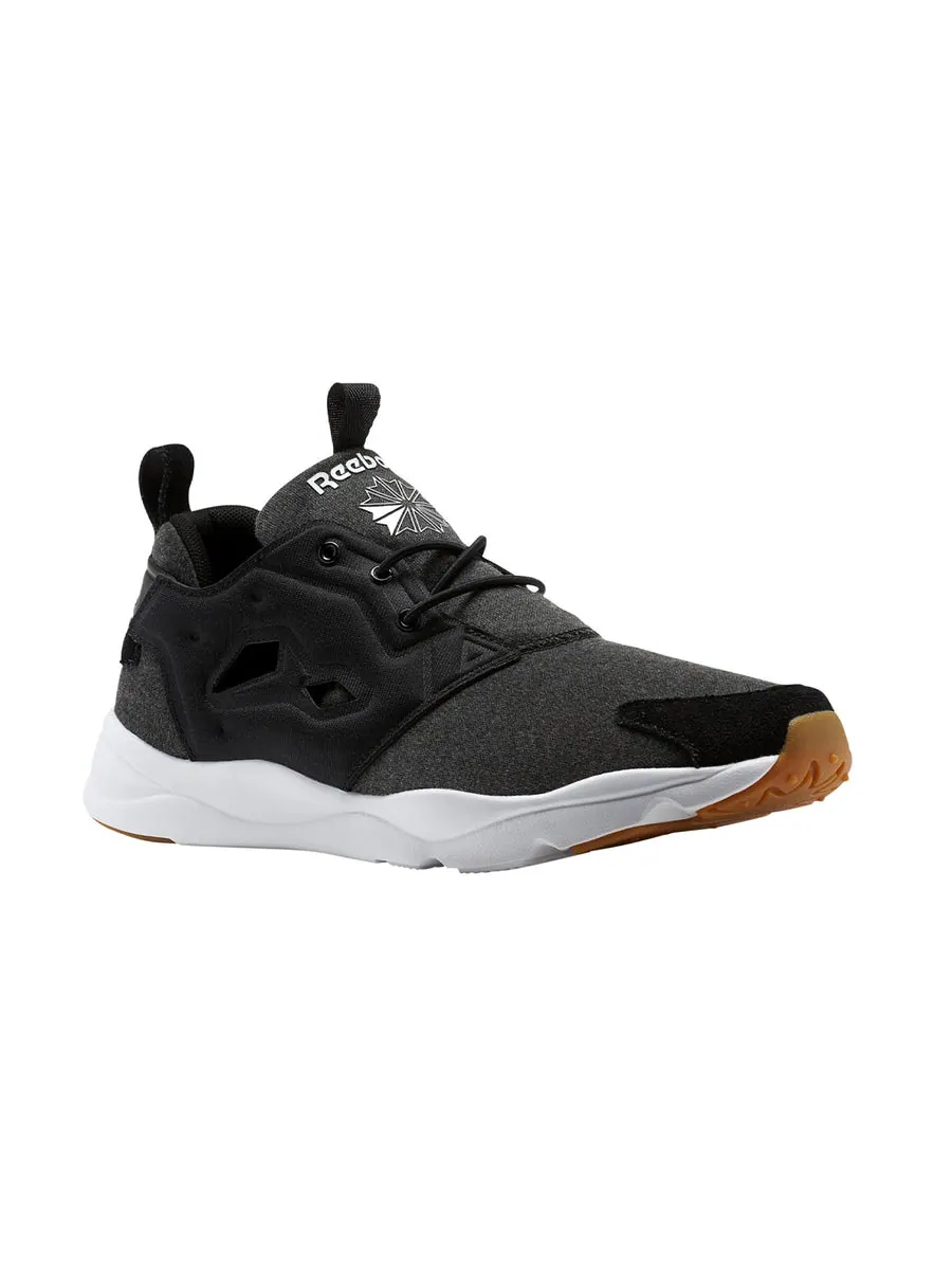 Спортивные кроссовки Reebok Unisex Furylite Heather Sneakers Black — изображение 3 из 6, черный