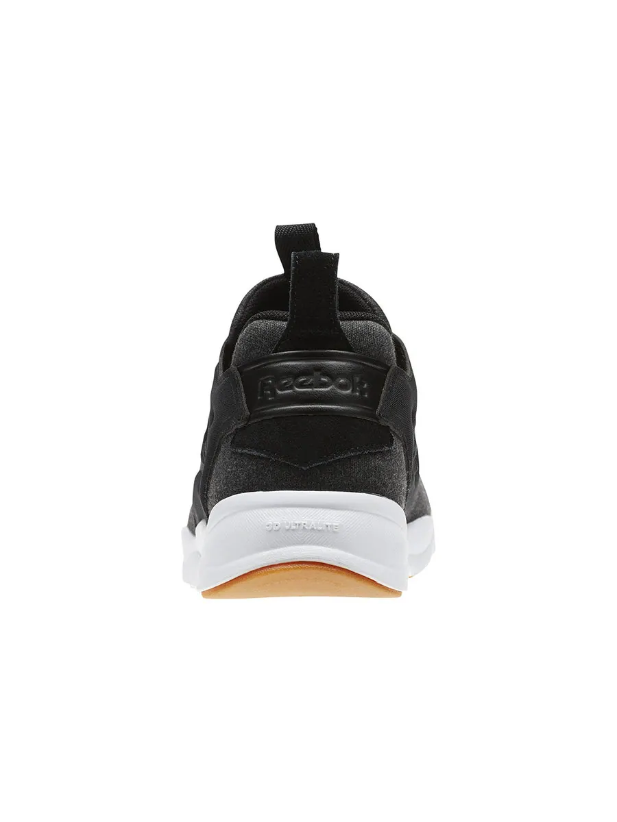 Спортивные кроссовки Reebok Unisex Furylite Heather Sneakers Black — изображение 5 из 6, черный
