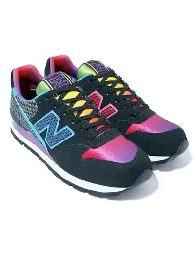Кроссовки cm996 atmos радужные New Balance — изображение 2 из 2, черный/черный