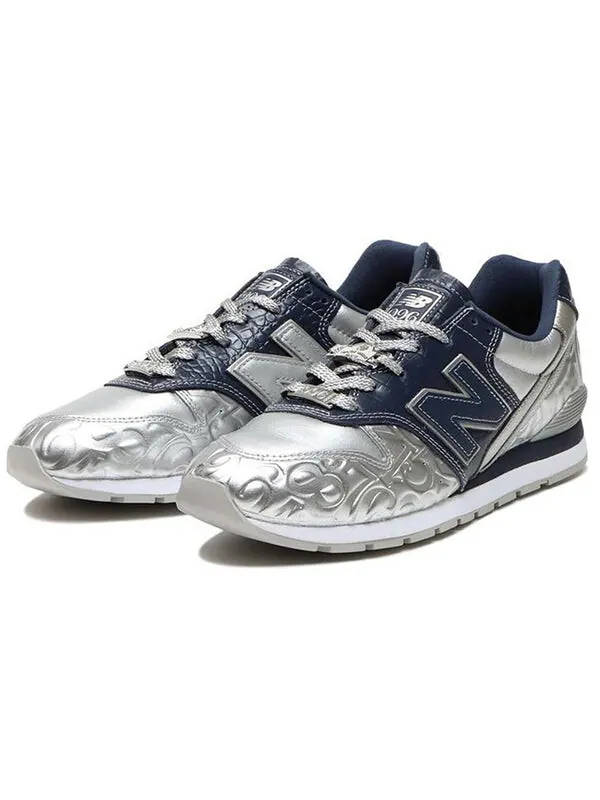 Кроссовки franck muller x 996 серебряные New Balance — изображение 3 из 4, серебряный