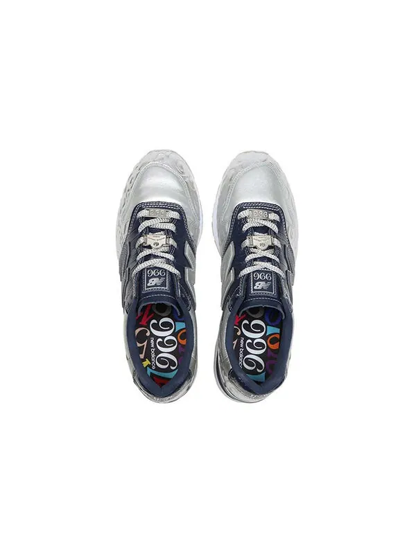 Кроссовки franck muller x 996 серебряные New Balance — изображение 4 из 4, серебряный
