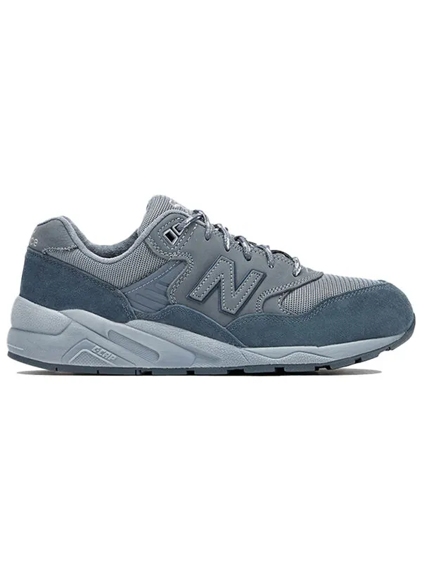 Кроссовки 580 серии нескользящие дышащие низкие ретро New Balance — изображение 2 из 4, синий/серый
