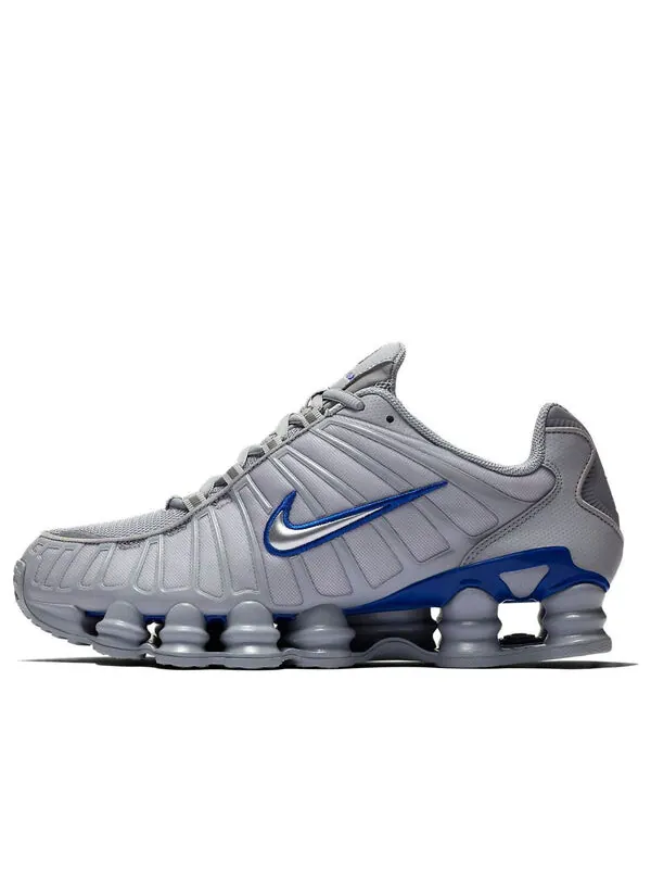 Кроссовки shox tl 'wolf grey' Nike — изображение 1 из 4, серый/синий