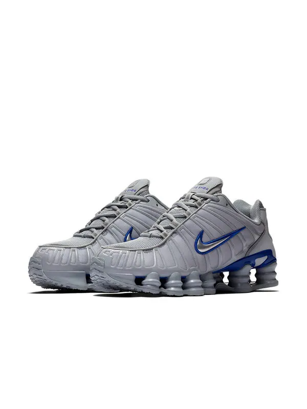 Кроссовки shox tl 'wolf grey' Nike — изображение 3 из 4, серый/синий