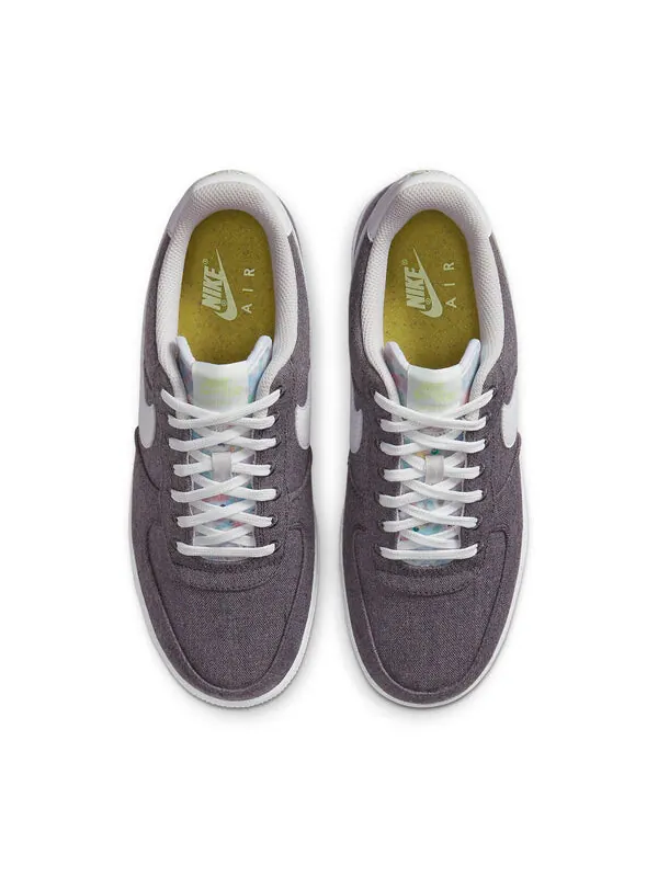 Кроссовки air force 1 low '07 'recycled canvas pack - iron grey' Nike — изображение 4 из 4, серый/белый//синий