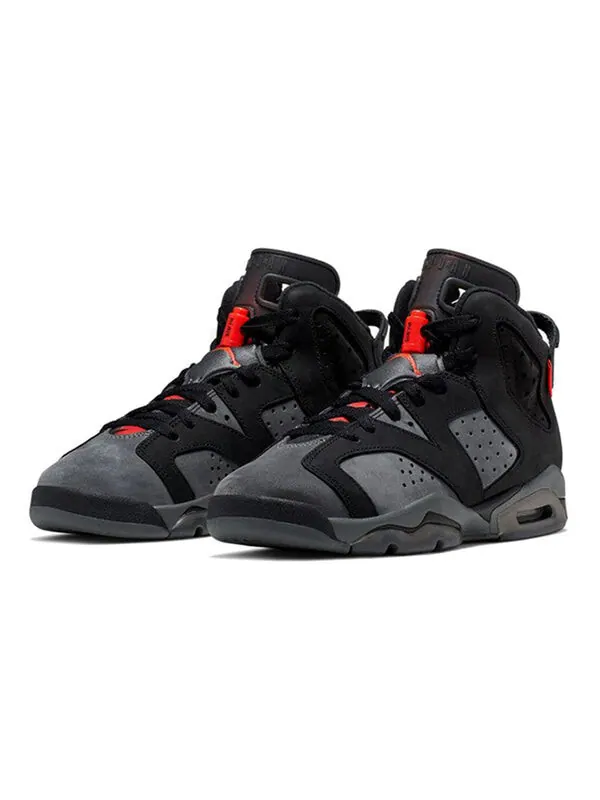 Кроссовки paris saint germain x 6 ретро Air Jordan — изображение 2 из 4, серый/черный