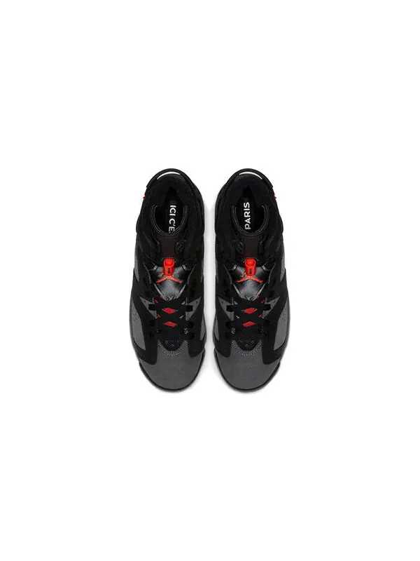 Кроссовки paris saint germain x 6 ретро Air Jordan — изображение 3 из 4, серый/черный