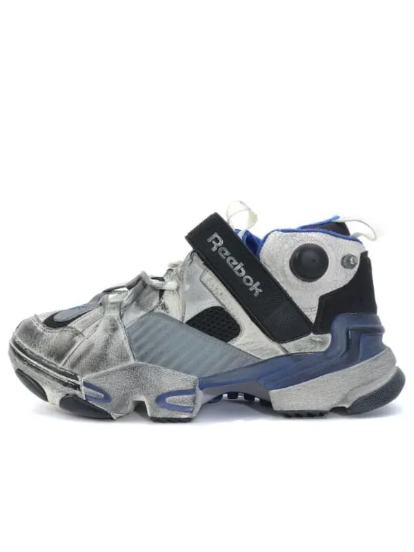 Кроссовки vetements x genetically modified pump 'dirty effect' sample Reebok — изображение 1 из 4, белый