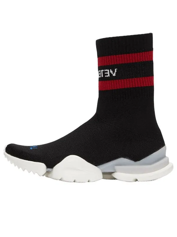 Кроссовки vetements x sock pump high top 'black' Reebok — изображение 1 из 2, черный