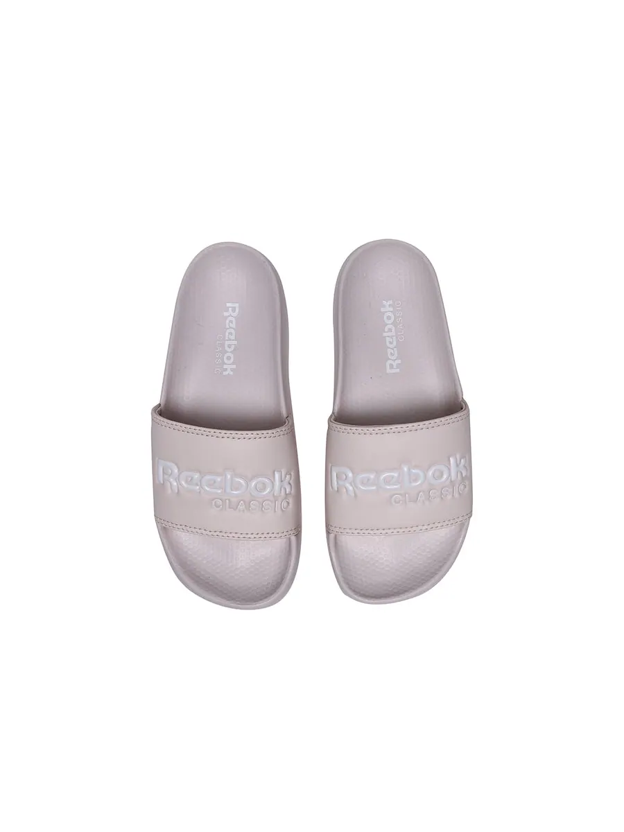 Шлепанцы Reebok Classic Slide Soft Sole Cozy Flat Heel Sports Slippers Pink Red — изображение 3 из 5, красный