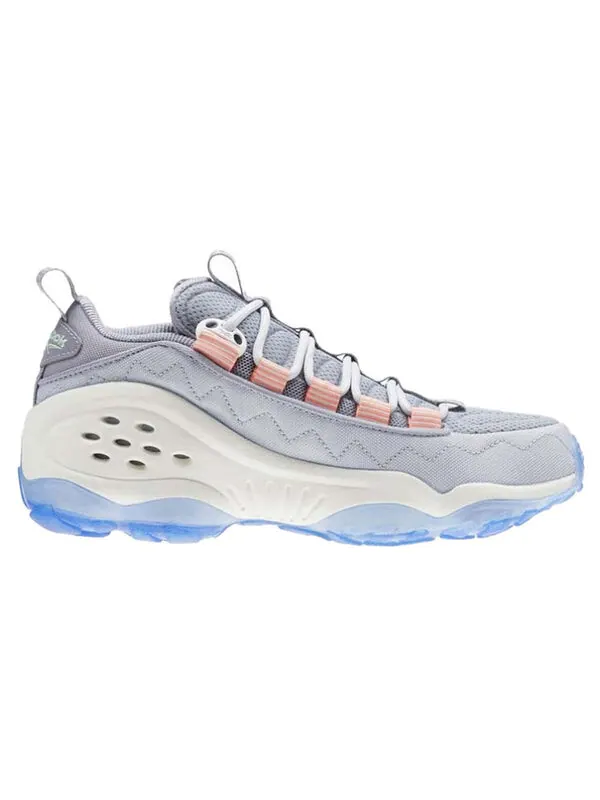 Кроссовки dmx run 10 non-slip wear-resistant sports gray blue Reebok — изображение 2 из 4, серый/синий