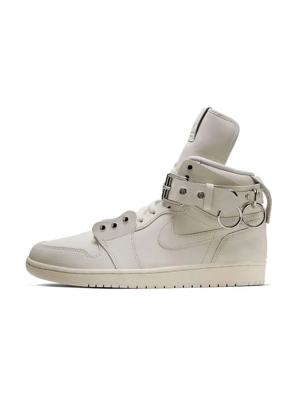 Кроссовки с 1 ремешком в стиле ретро x comme des garcons Air Jordan — изображение 2 из 4, белый