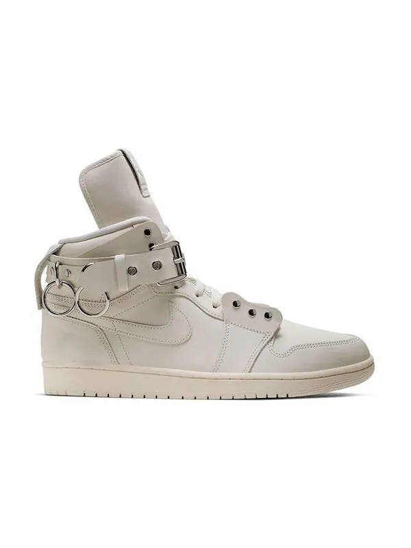 Кроссовки с 1 ремешком в стиле ретро x comme des garcons Air Jordan — изображение 3 из 4, белый
