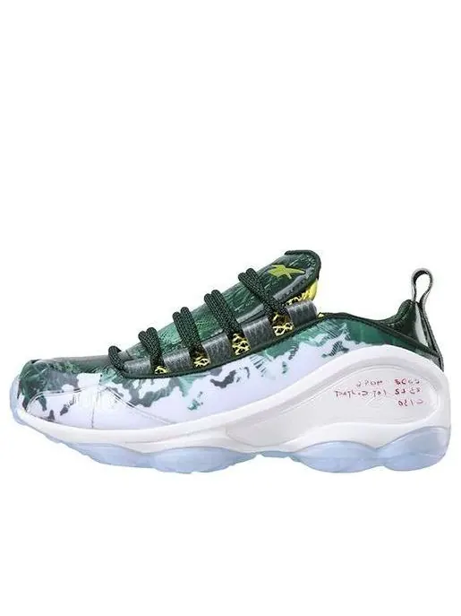 Кроссовки dmx run 10 predator 'scout green' Reebok — изображение 1 из 4, белый/зеленый