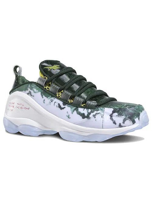 Кроссовки dmx run 10 predator 'scout green' Reebok — изображение 3 из 4, белый/зеленый