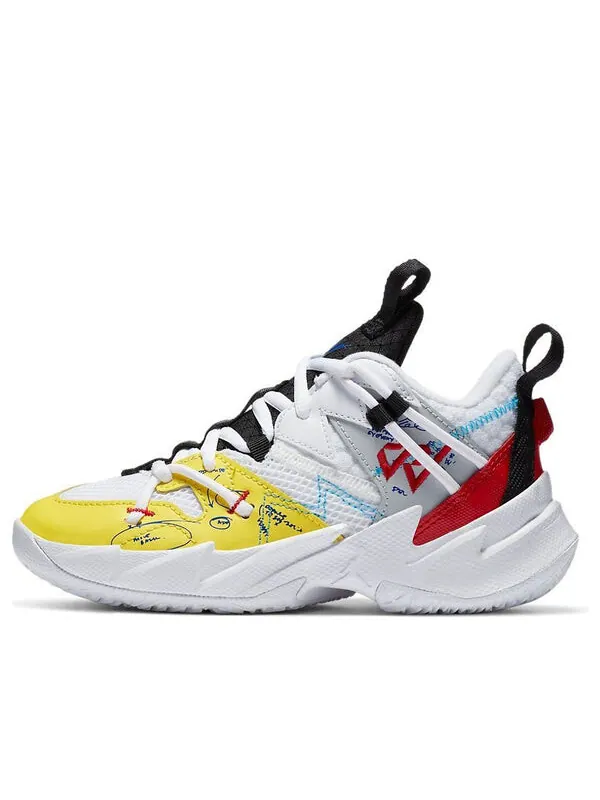 Кроссовки почему бы не zer03 se 3 Air Jordan — изображение 1 из 4, белый/желтый/красный