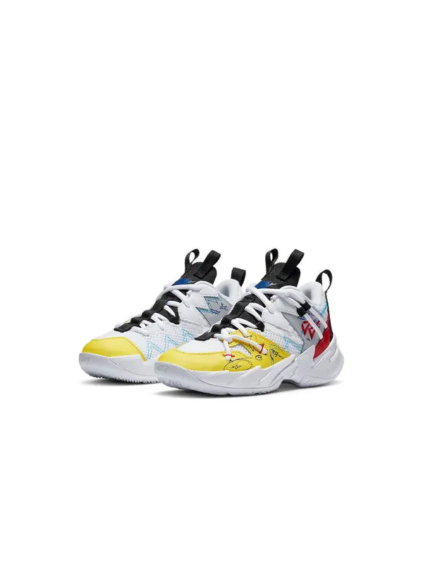 Кроссовки почему бы не zer03 se 3 Air Jordan — изображение 3 из 4, белый/желтый/красный