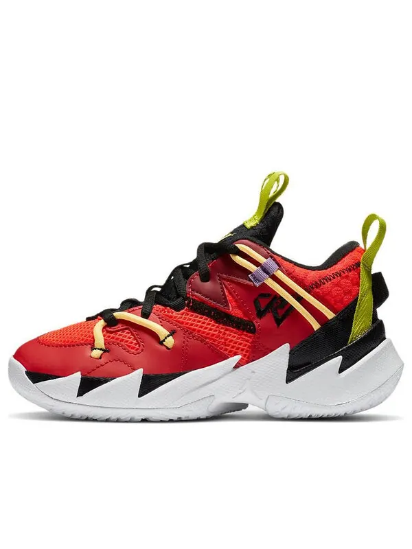 Кроссовки почему бы не zer0.3 se Air Jordan — изображение 1 из 4, красный/желтый/черный