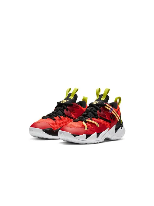 Кроссовки почему бы не zer0.3 se Air Jordan — изображение 3 из 4, красный/желтый/черный