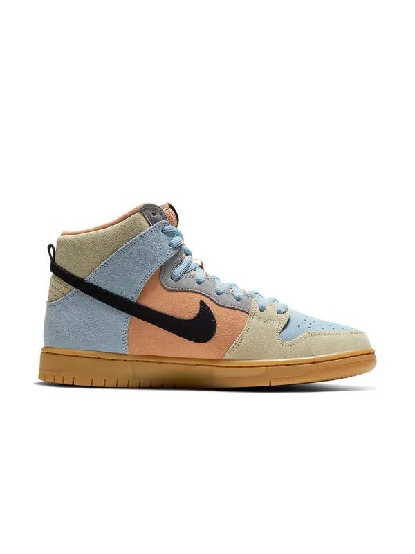 Кроссовки sb dunk high pro Nike — изображение 2 из 4, синий/черный/розовый