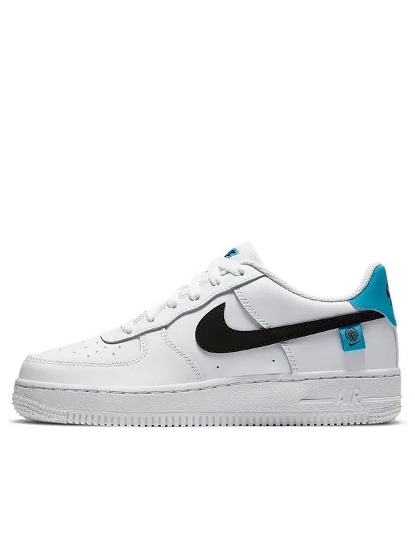 Кроссовки air force 1 '07 low 'worldwide pack - blue fury' Nike — изображение 1 из 4, белый/черный/синий