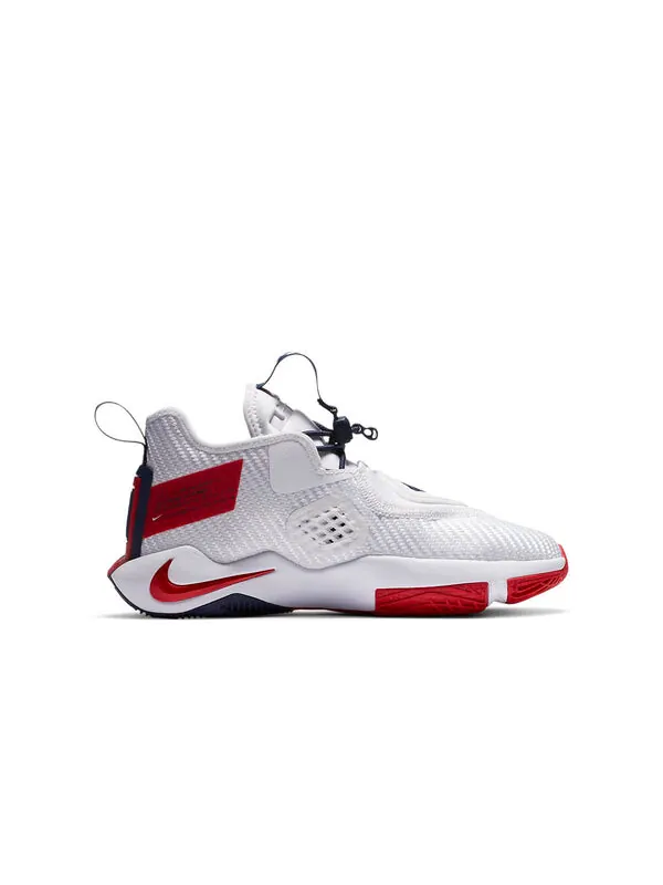 Кроссовки леброн солдат 14 Nike — изображение 2 из 4, красный/белый
