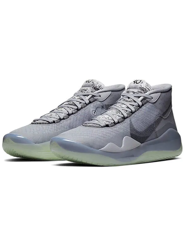 Кроссовки кд 12 тб Nike — изображение 3 из 4, серый