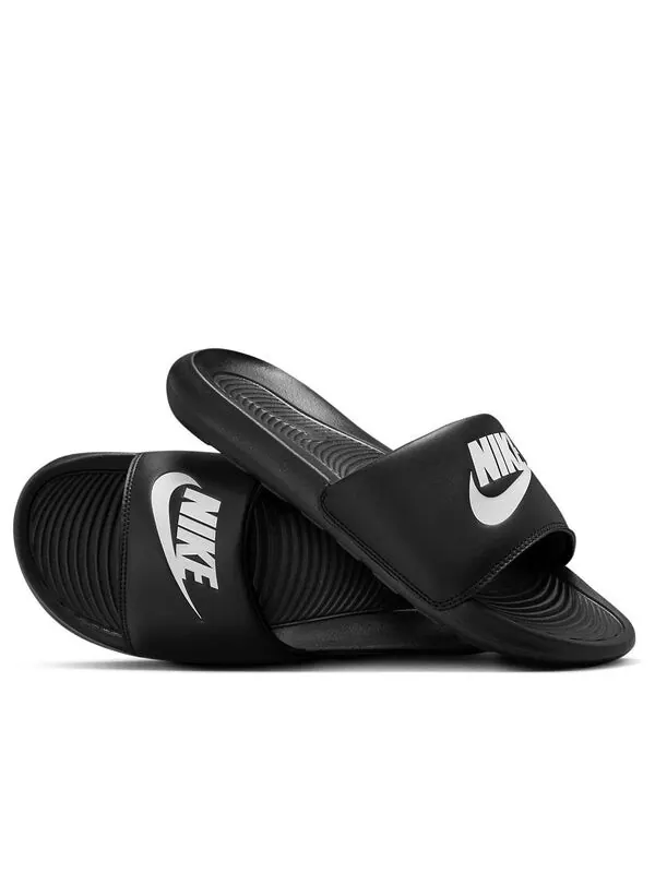 Тапочки victori one slide 'black' Nike — изображение 1 из 4, черный/белый