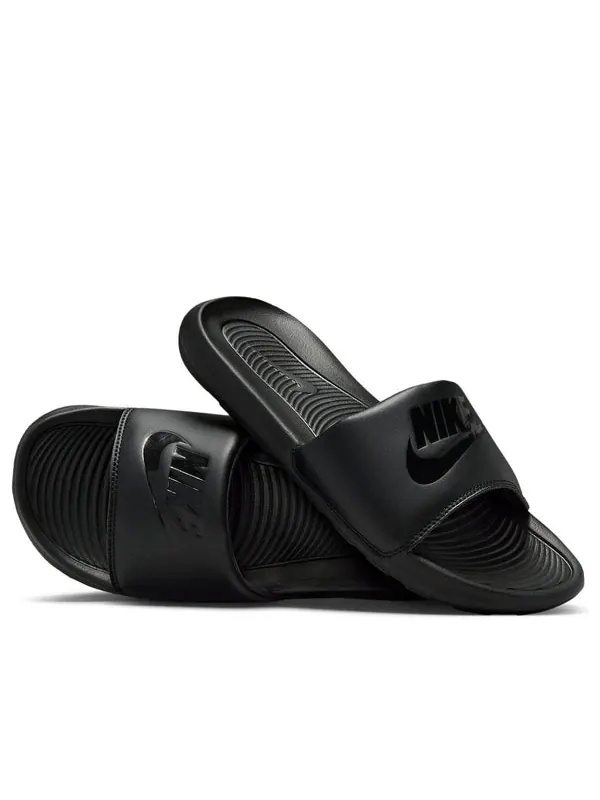 Тапочки victori one slide 'triple black' Nike — изображение 1 из 4, черный