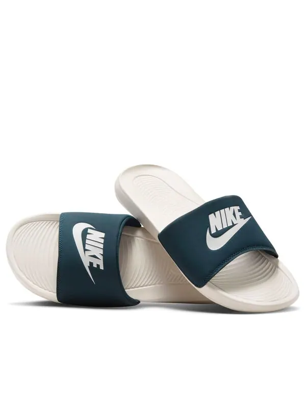 Тапочки victori one slide 'armory navy' Nike — изображение 2 из 4, темно-синий/белый