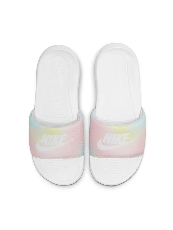 Тапочки victori one printed slide 'pure violet gradient' Nike — изображение 3 из 4, белый/мульти