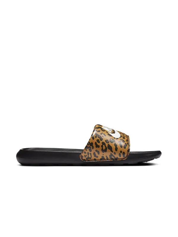Тапочки victori one printed slide 'cheetah print' Nike — изображение 4 из 4, черный