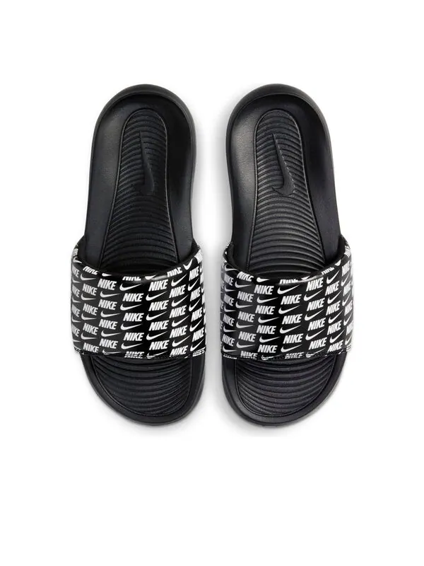 Тапочки victori one slide print 'repeat logo - black' Nike — изображение 3 из 4, черный