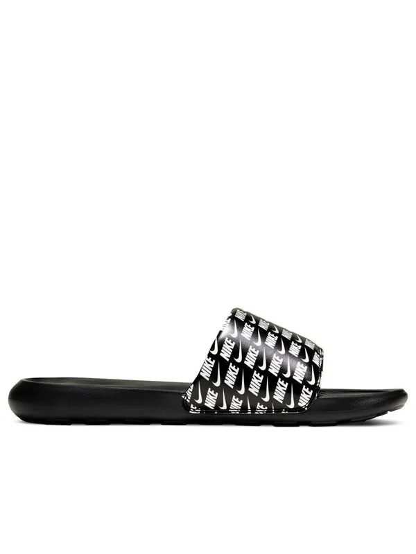 Тапочки victori one slide print 'repeat logo - black' Nike — изображение 4 из 4, черный