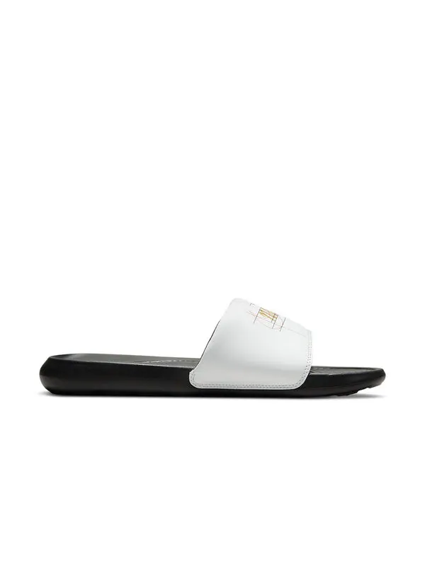 Тапочки victori one printed slide 'white metallic gold' Nike — изображение 2 из 4