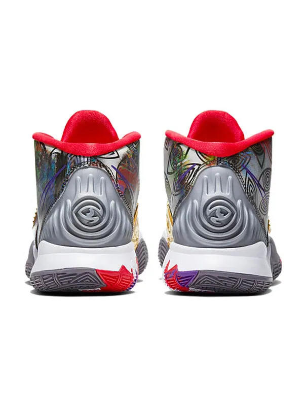 Кроссовки kyrie 6 разогрев Nike — изображение 4 из 4, белый/золотистый