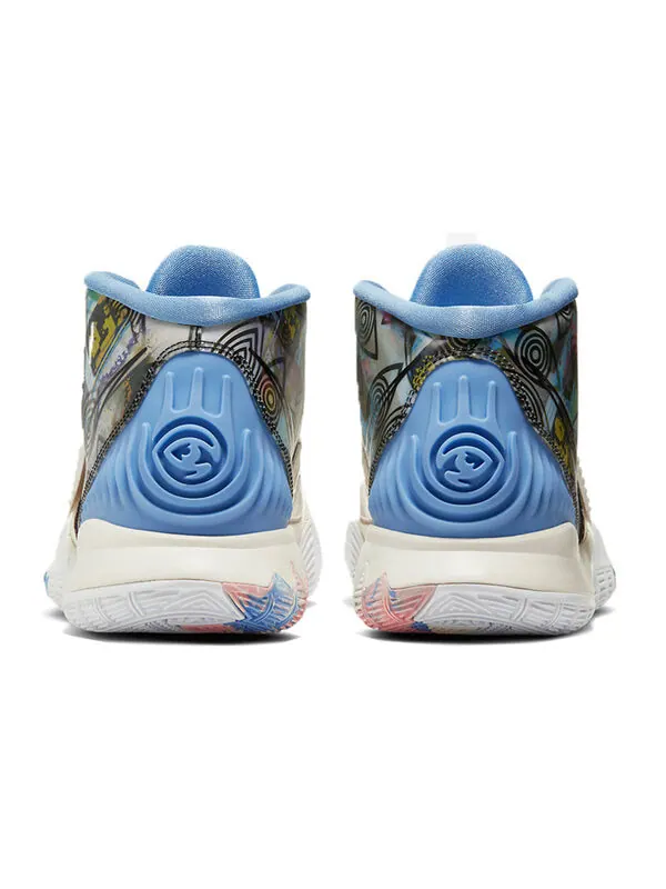 Кроссовки kyrie 6 разогрев Nike — изображение 4 из 4, белый