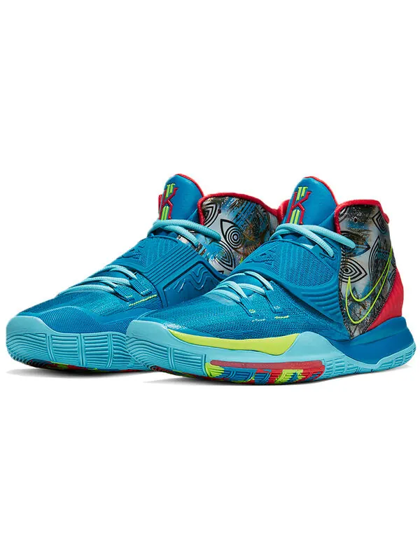 Кроссовки kyrie 6 разогрев Nike — изображение 3 из 4, синий