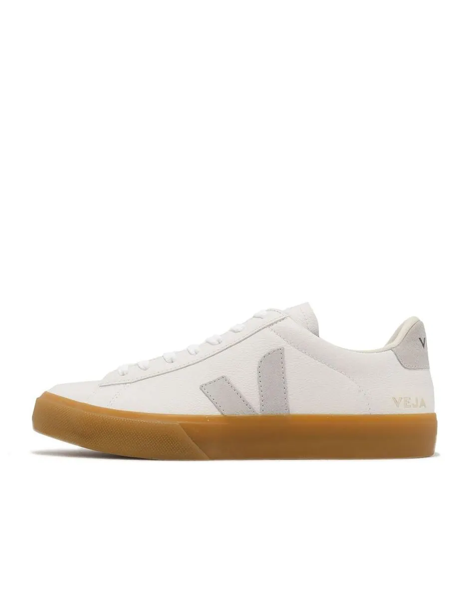 Кроссовки Veja Campo Chromefree Lace-Up Sneakers 'White Natural Brown' — изображение 1 из 4, белый