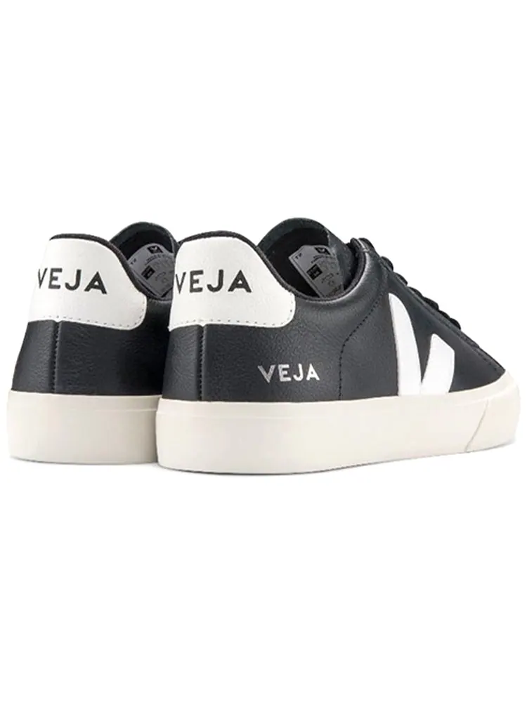 Кроссовки Veja Campo Chromefree Leather Sneakers 'Black White' — изображение 4 из 4, черный