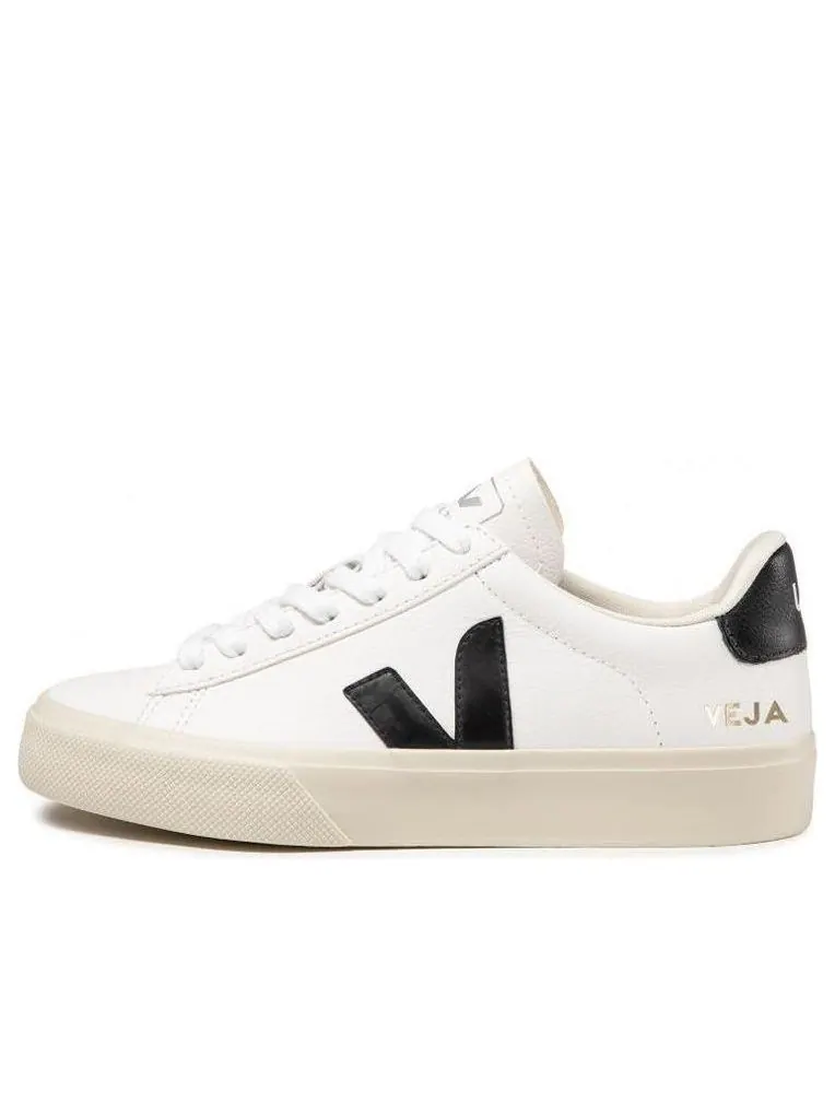 Veja Campo Low Chromefree 'White Black' — изображение 1 из 6, белый/черный