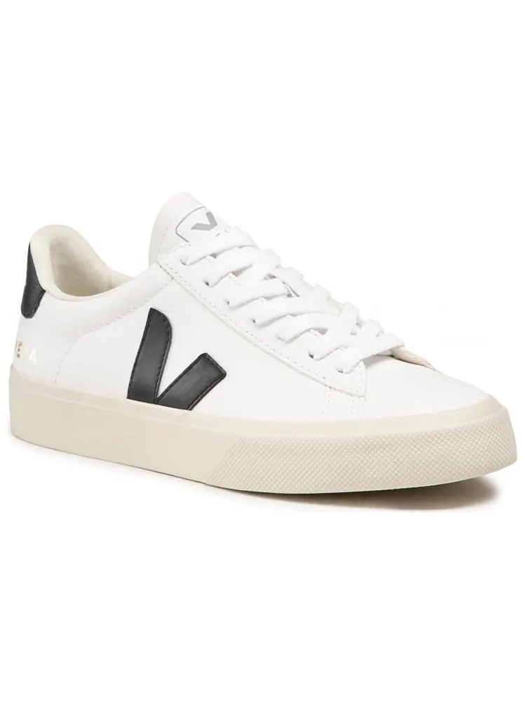Veja Campo Low Chromefree 'White Black' — изображение 3 из 6, белый/черный